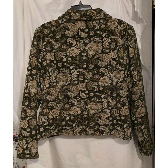 Moonlight Bay Green Blazer Size X Large Tweed Women's Blazer - Picture 2 of 16